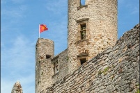 12310-Bertholène.  La ruine du château. : 12,Bertholène,ruine,château